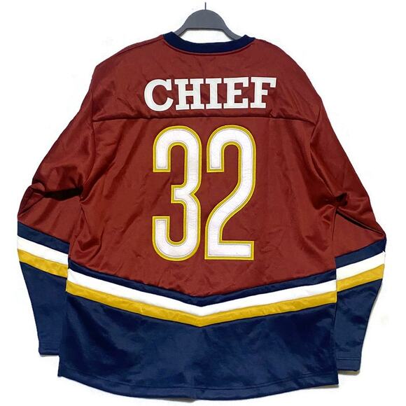 Indian Chief #32 Hustle Gang Hockey Jersey Men's Size XL Block by Block - Picture 2 of 7